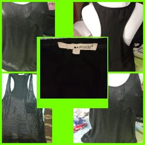 Black tank top size large